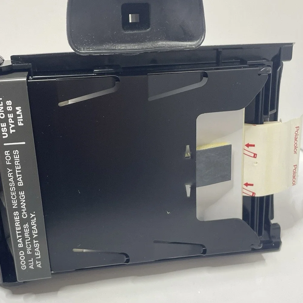 Polaroid Land Camera Square Shooter 2 Vintage 1970s Untested W. 3 Flashcube,case